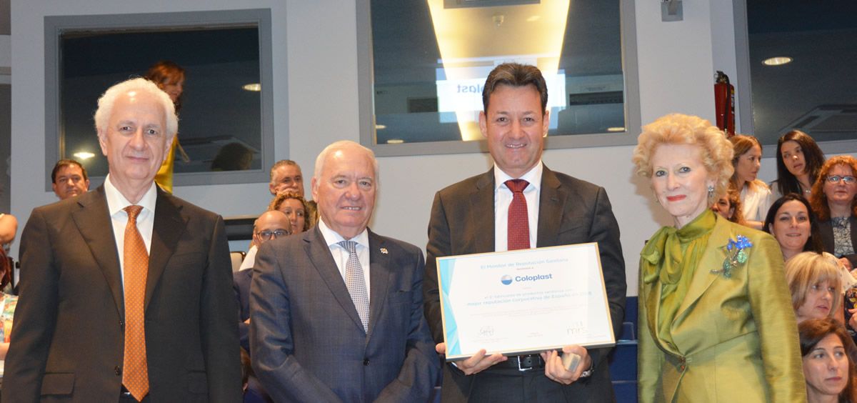 Coloplast premio a fabricante de productos sanitarios con mejor reputación