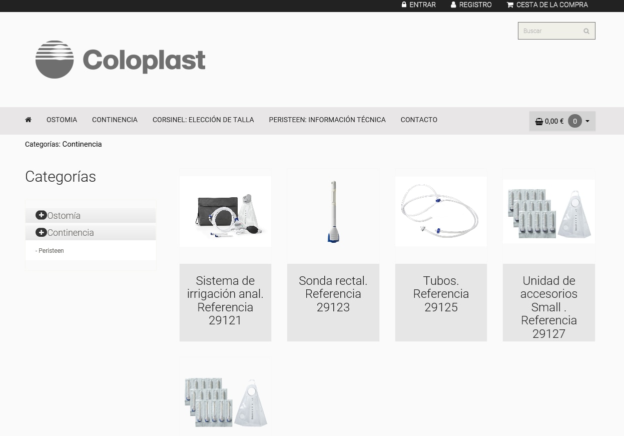 Tienda Online Coloplast Accesorios